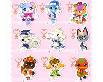 Animal Crossing - Holographic Acrylic Charms