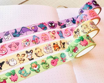 Pokemon washi tapes