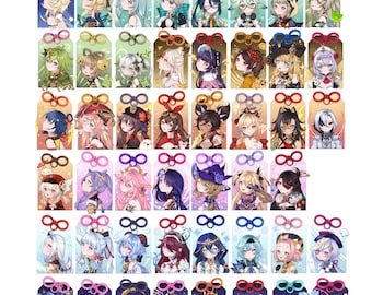 Genshin impact omamori keychains