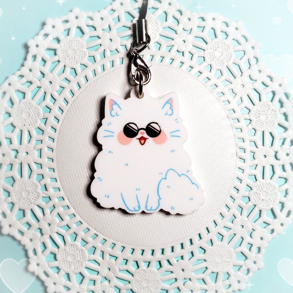 Gojo Cat Acrylic Charm