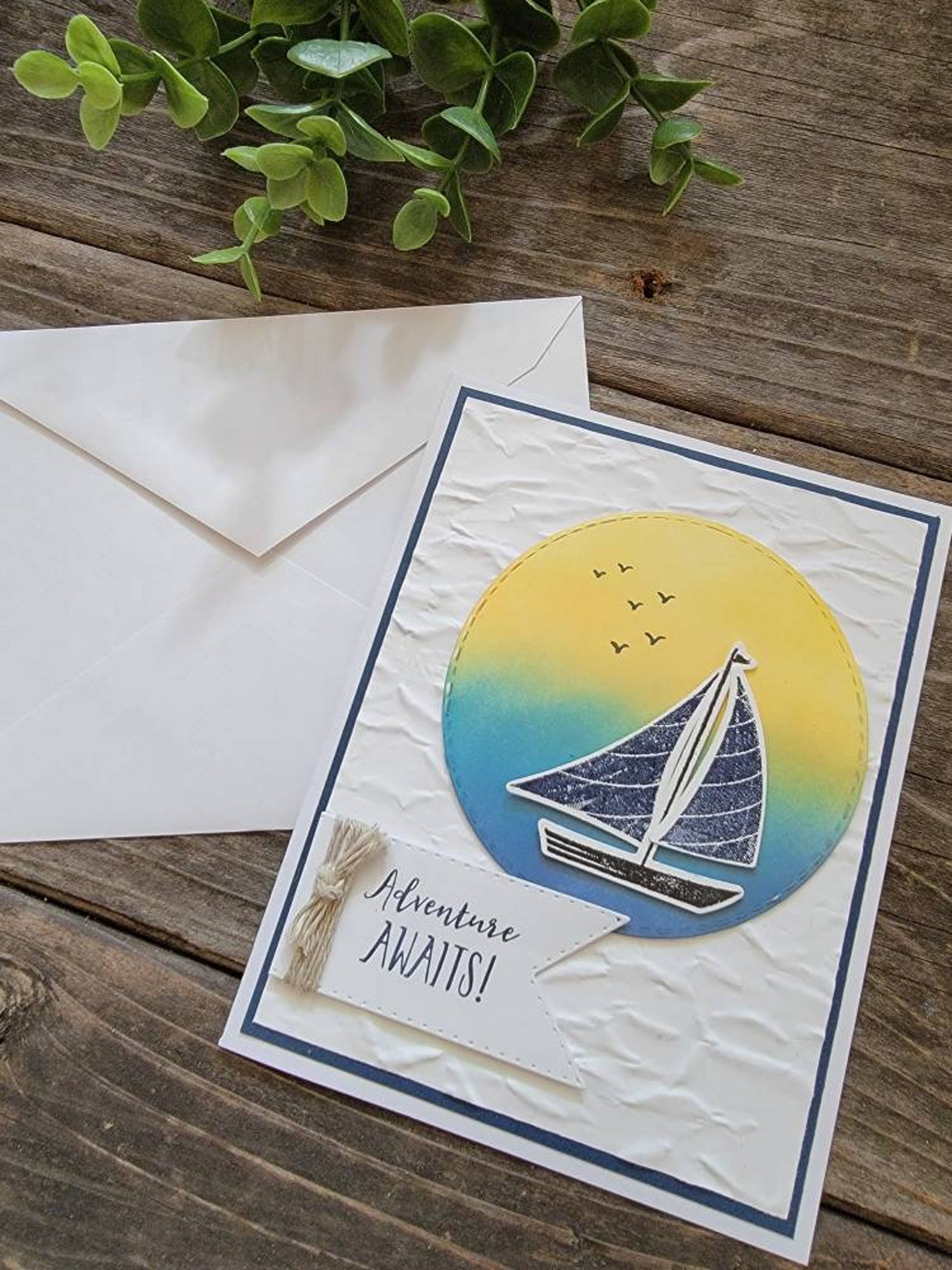 Sail Boat Retirement Card.nautical Retirement Card for Etsy