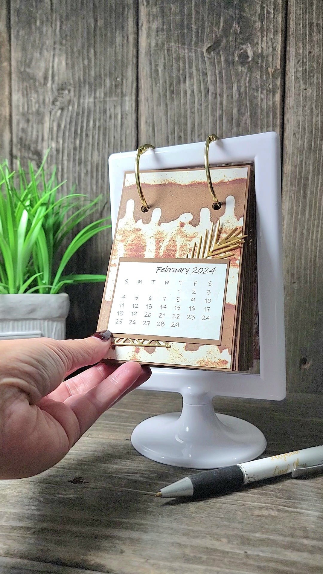 Flip Top Desk Calendargift for Home Officegift for Etsy