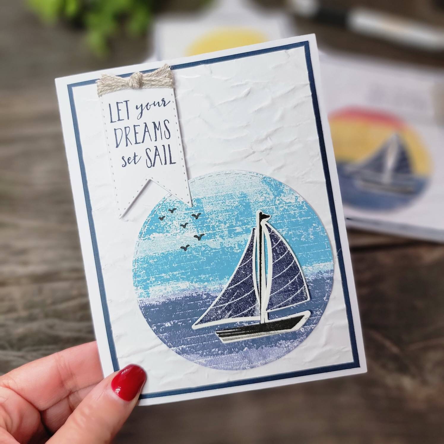 Sail Boat Retirement Card.nautical Retirement Card for Etsy