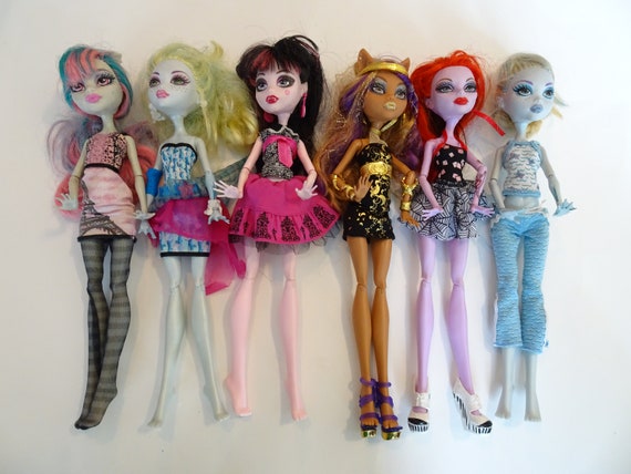 etsy monster high dolls