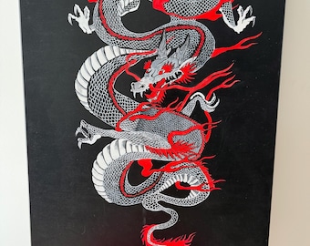 Dragon Acrylic Painting