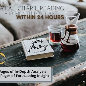 Astrology Natal Birth Chart Reading - Personalised Natal Chart + 18 Month Forecast - Within 24H - DIGITAL ONLY