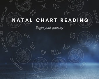 Astrology Natal Birth Chart Reading - Personalised Natal Chart - In-Depth Report - Within 24H - DIGITAL ONLY