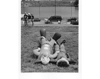 Real Photo Postcard, Riverfront Park, Bozo, Nashville, September, 1998.