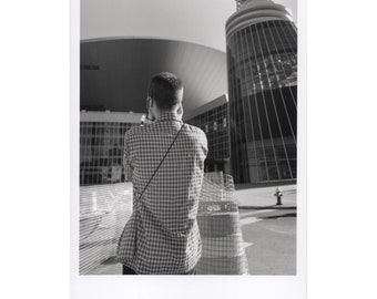 Real Photo Postcard, Lower Broadway, Nashville Arena, April, 1998.