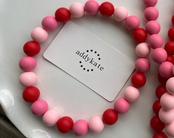 Designer Dog Necklace: Silicone Bead Puppy Collar Accessory