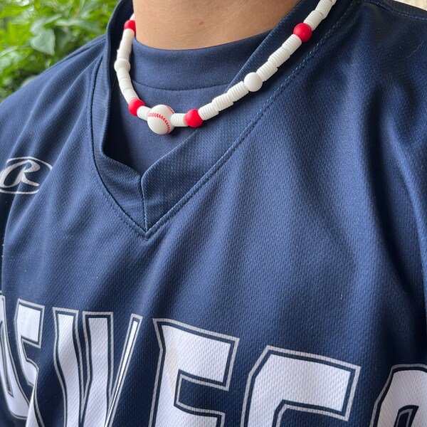 Pollyanna Baseball Necklace Etsy