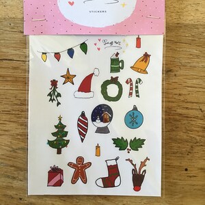 Christmas Holiday Stickersheet