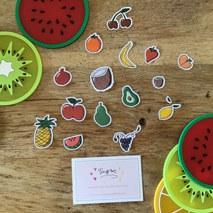 Cute Fruit Stickersheet Containing delicious summer fruits