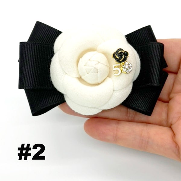 High Quality Camellia Flower Brooches for Suit Sweater Corsage Lapel Pins