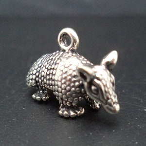 Sterling Silver Armadillo Charm
