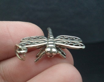 Sterling Silver Dragonfly Charm