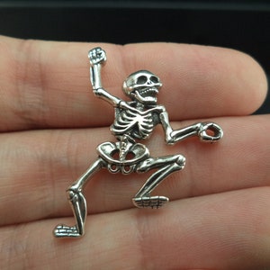 Sterling Silver Skeleton Charm