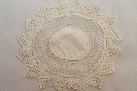 Vintage Crochet Bundle Tablecloths Shabby Chic Tablecloth Bundle Cotton Linens White Crochet