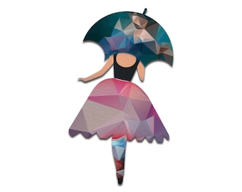 Ballerina Wall Art, Ballet Art, Ballerina Printed