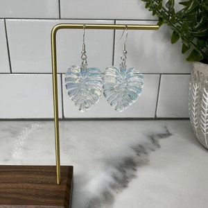 Monstera Leaf Earrings