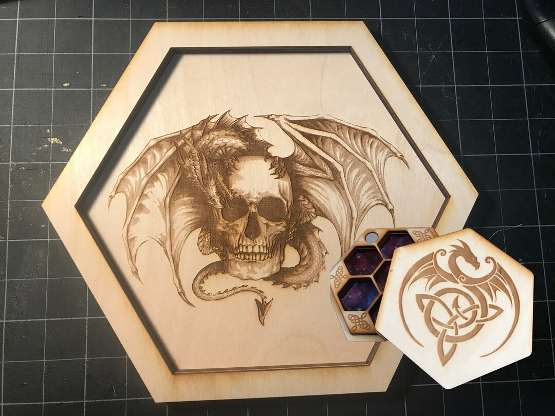 Laser Cut Dice Box & Rolling Tray Etsy