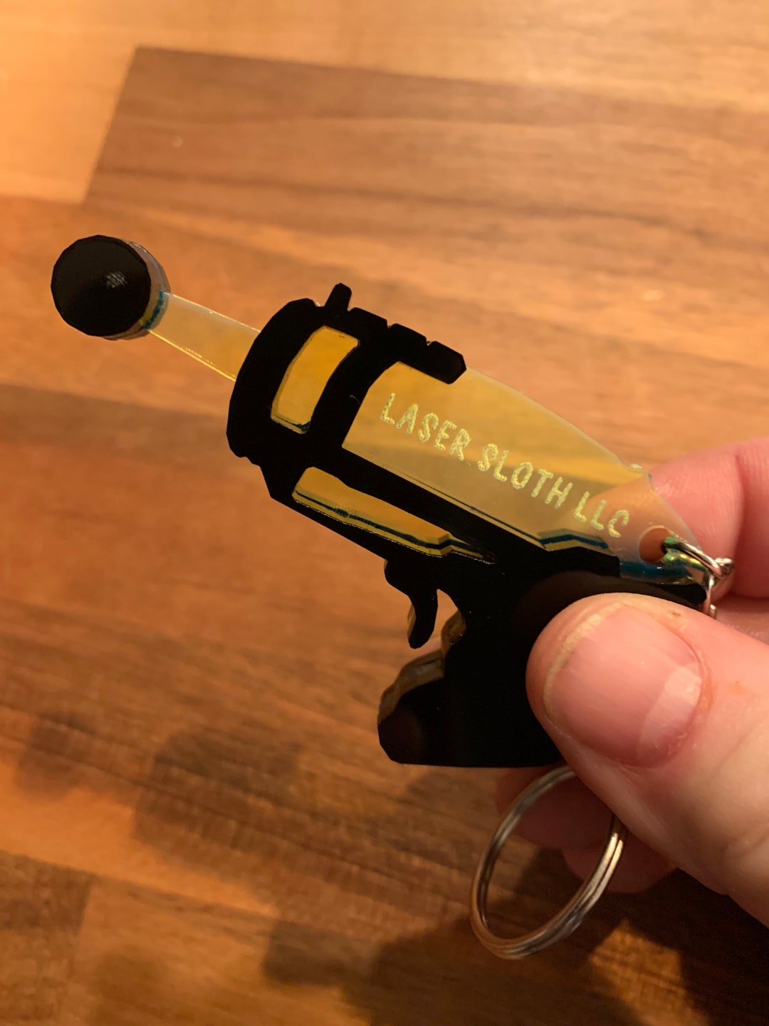 Laser Gun Keychain Etsy