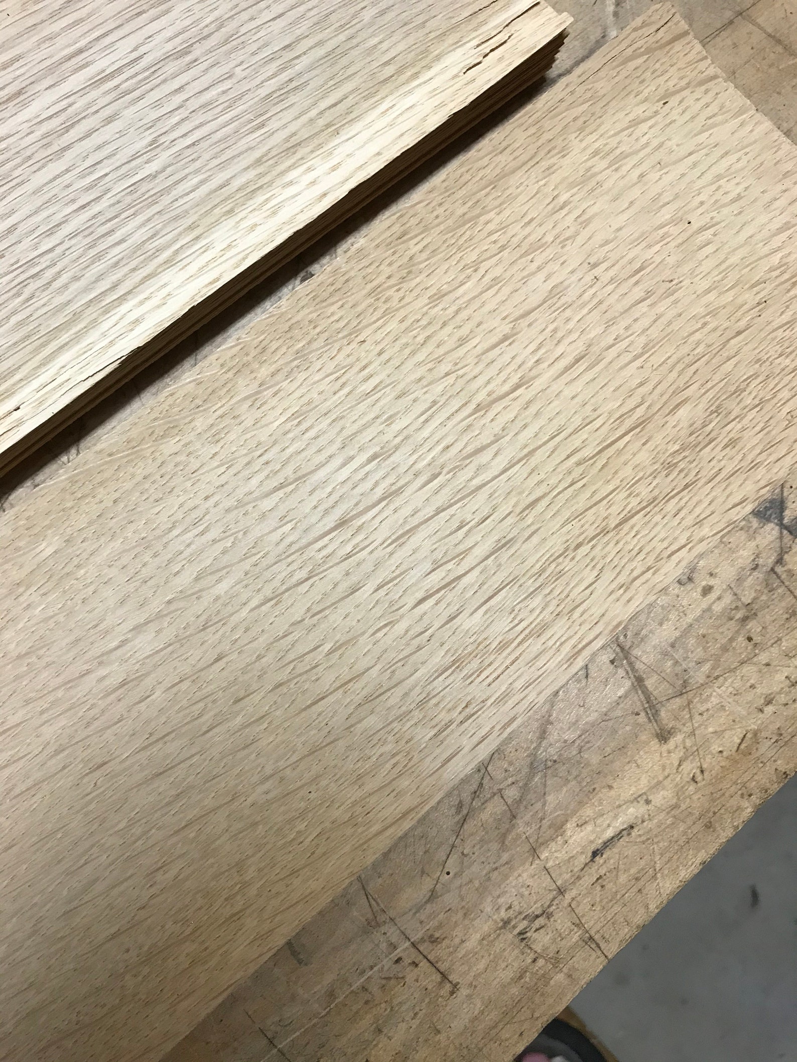 White Oak Quarter Sawn Veneer 78 Pieces 3436 length 4.5 Etsy