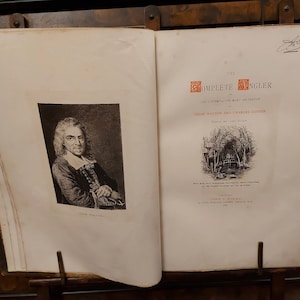 Book: The Complete Angler or The Contemplative Man&#39;s Recreation by Izaak Walton & Charles Cotton, 1885