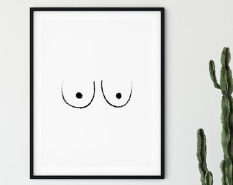 Big Tits Baby - Boob art | Etsy