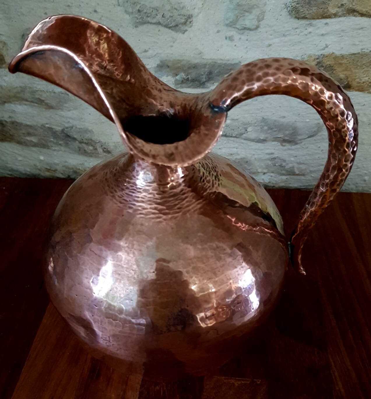 Ustensiles de Cuisine en Cuivre, Cruche Pichet Cuivre Vintage, Nord-Africaine