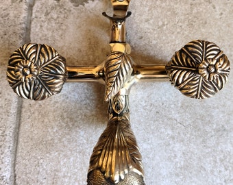 Absolutely gorgeous, exceptional quality, salvaged, solid bronze, vintage, French, Baroque style, bath faucet / tap. Circa 1940's / 50's