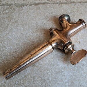 Fabulous, vintage, French, solid bronze, tapered, knock-in, Cider / beer barrel tap / spigot. Circa 1930&#39;s / 40&#39;s