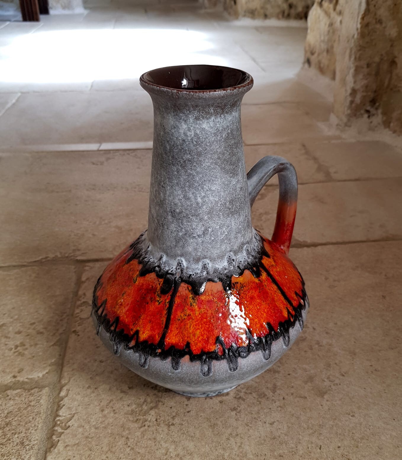 Very Beautiful, Vintage, West German, Carstens 1507-27 Fat Lava