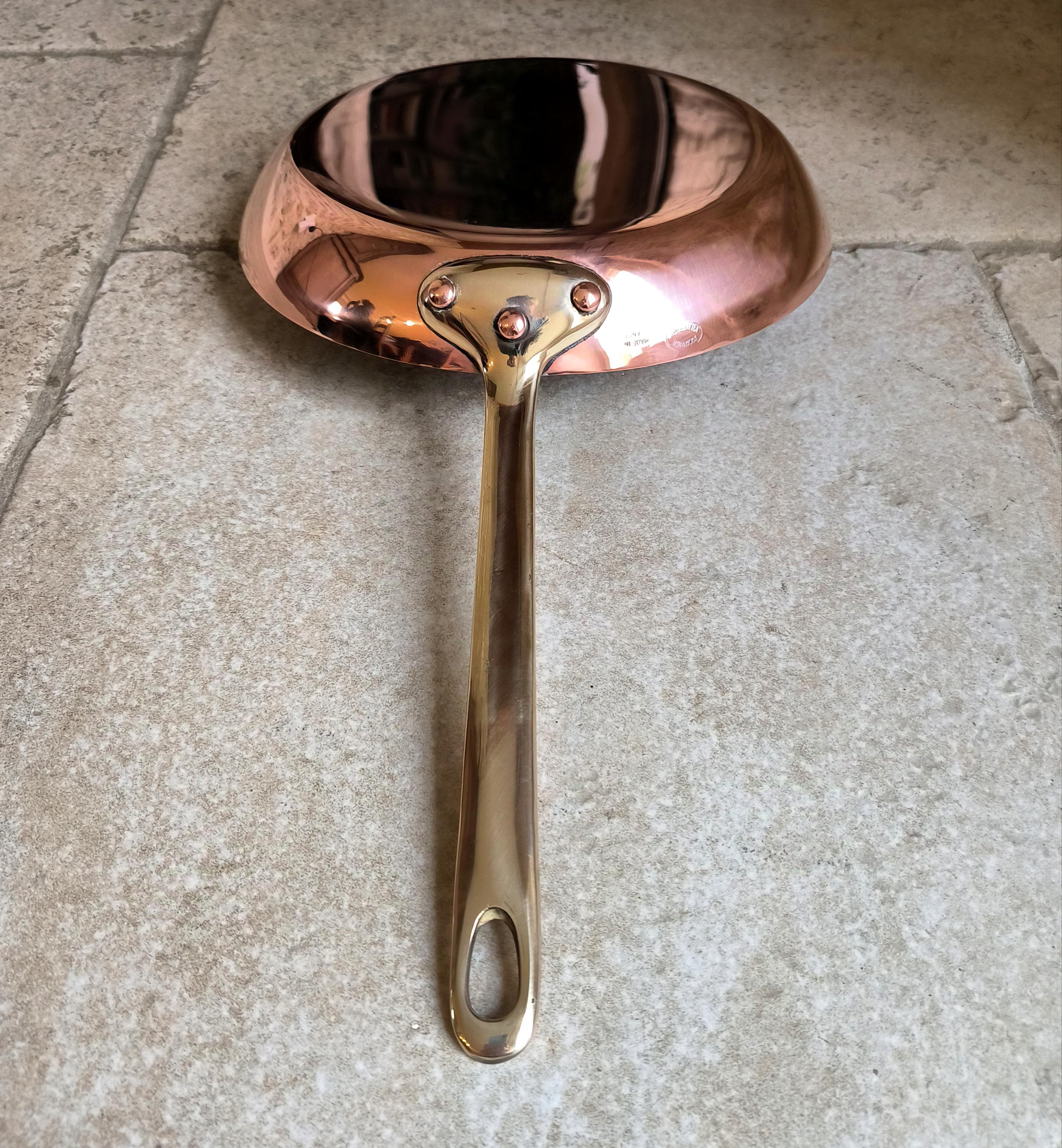 フランス製 銅ソテーパン 銅フライパン 約20cm