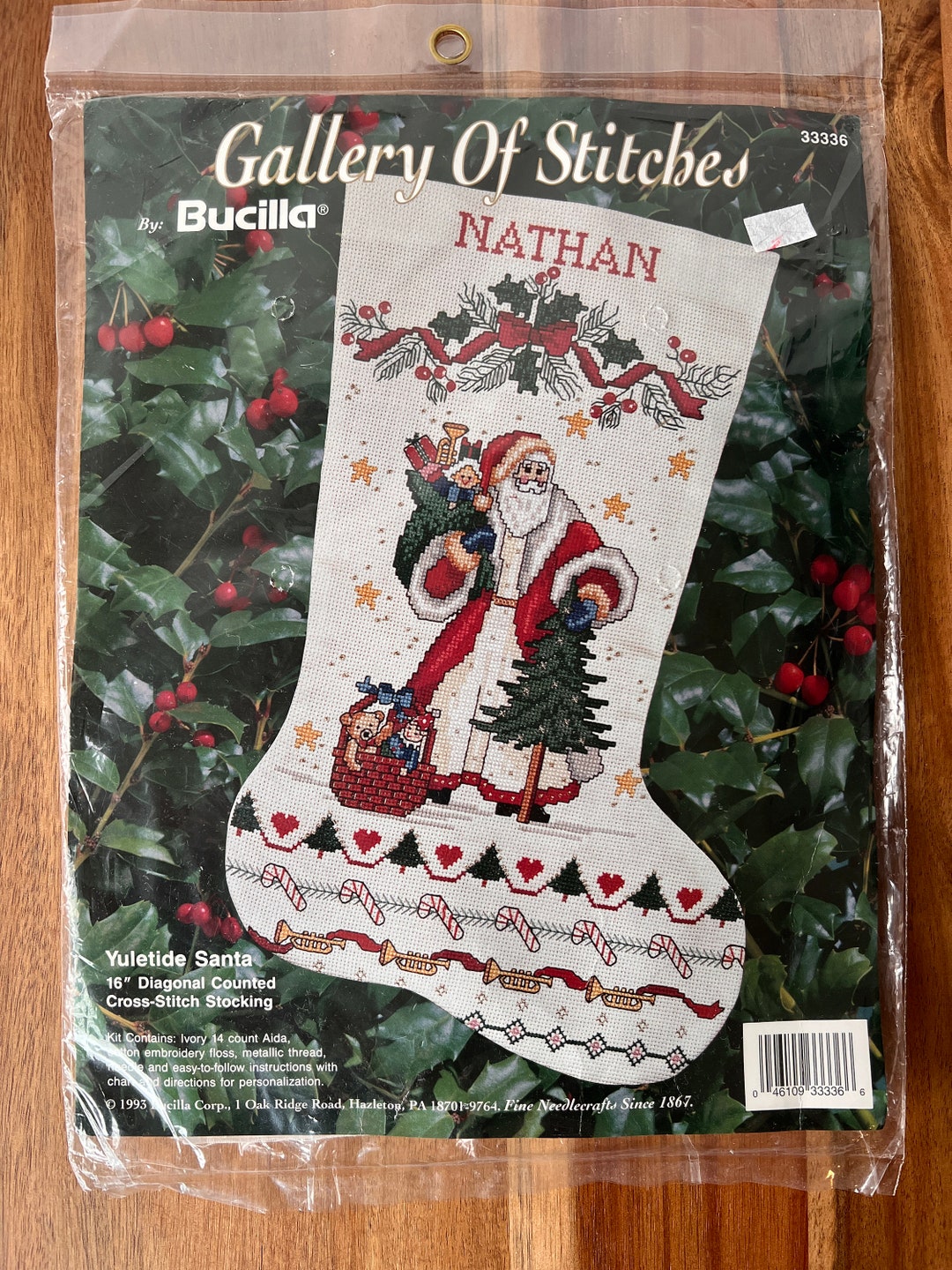 Bucilla Christmas Stocking Kit Counted Cross Stitch - Etsy