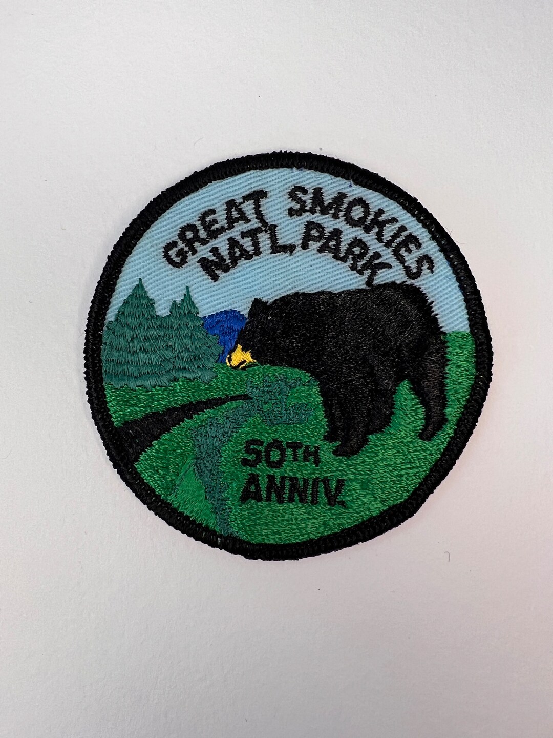 Great Smoky Mountains National Park Embroidered Patch Hook Loop - Foto 10