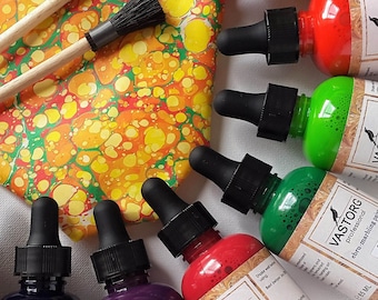 Marbling Paints, 55 ml bottle with pipette, Inks, Ebru Paints, Artist Quality