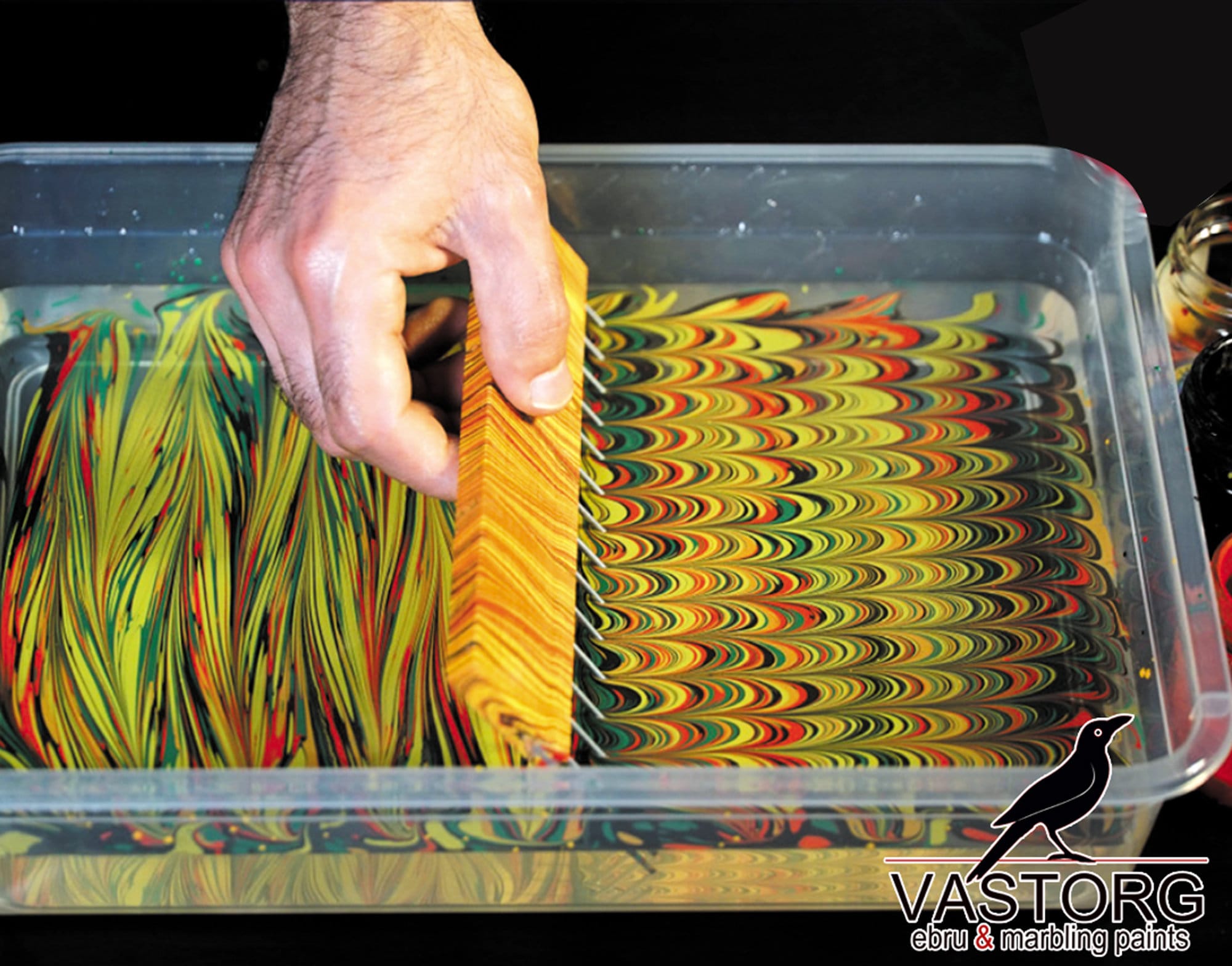 Full Professional Marbling Kit, 12 Colours, Ebru Kit, Artist Quality