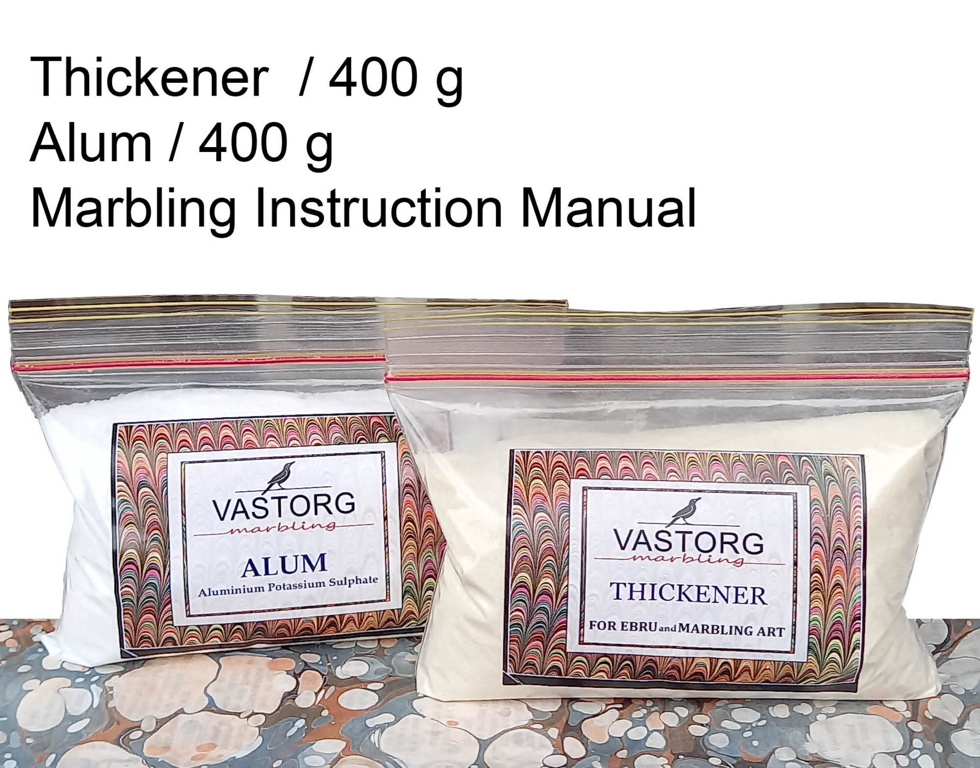 Alum 400 G Marbling Thickener 400g - Etsy