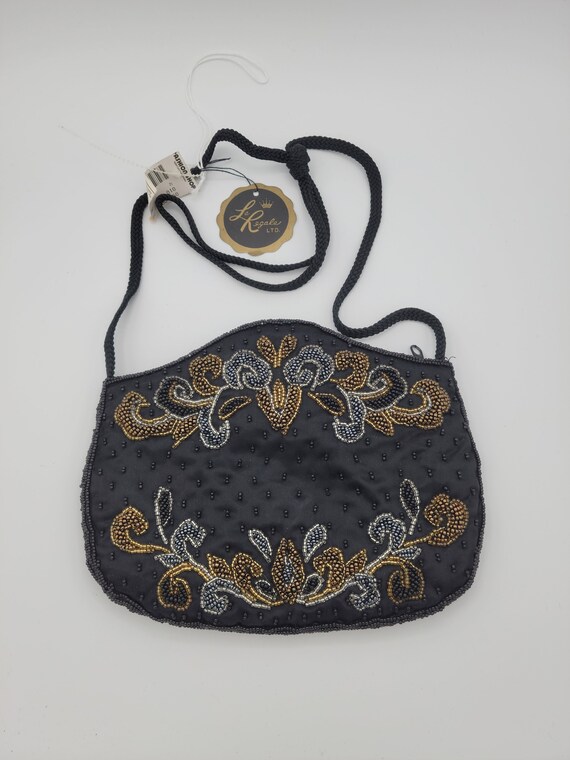 Black and Gold La Regale Ltd. Handbag