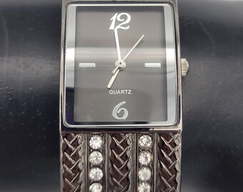 Vintage Louis Arden Paris Silver Tone Square Ladies Bracelet  display picture 1