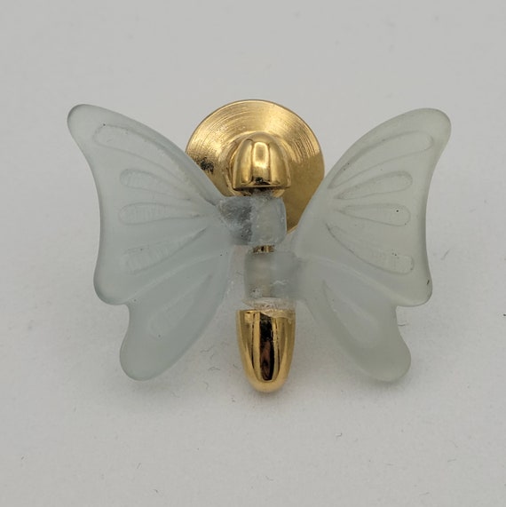 Vintage 1980s Avon Fluttering Butterfly Pin in Pi… - image 6