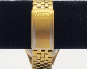 シルバー100 ゴールド150 1990×5 送料さーびす Vintage 1990s Citizen Men's Gold Tone Dress Watch With Day