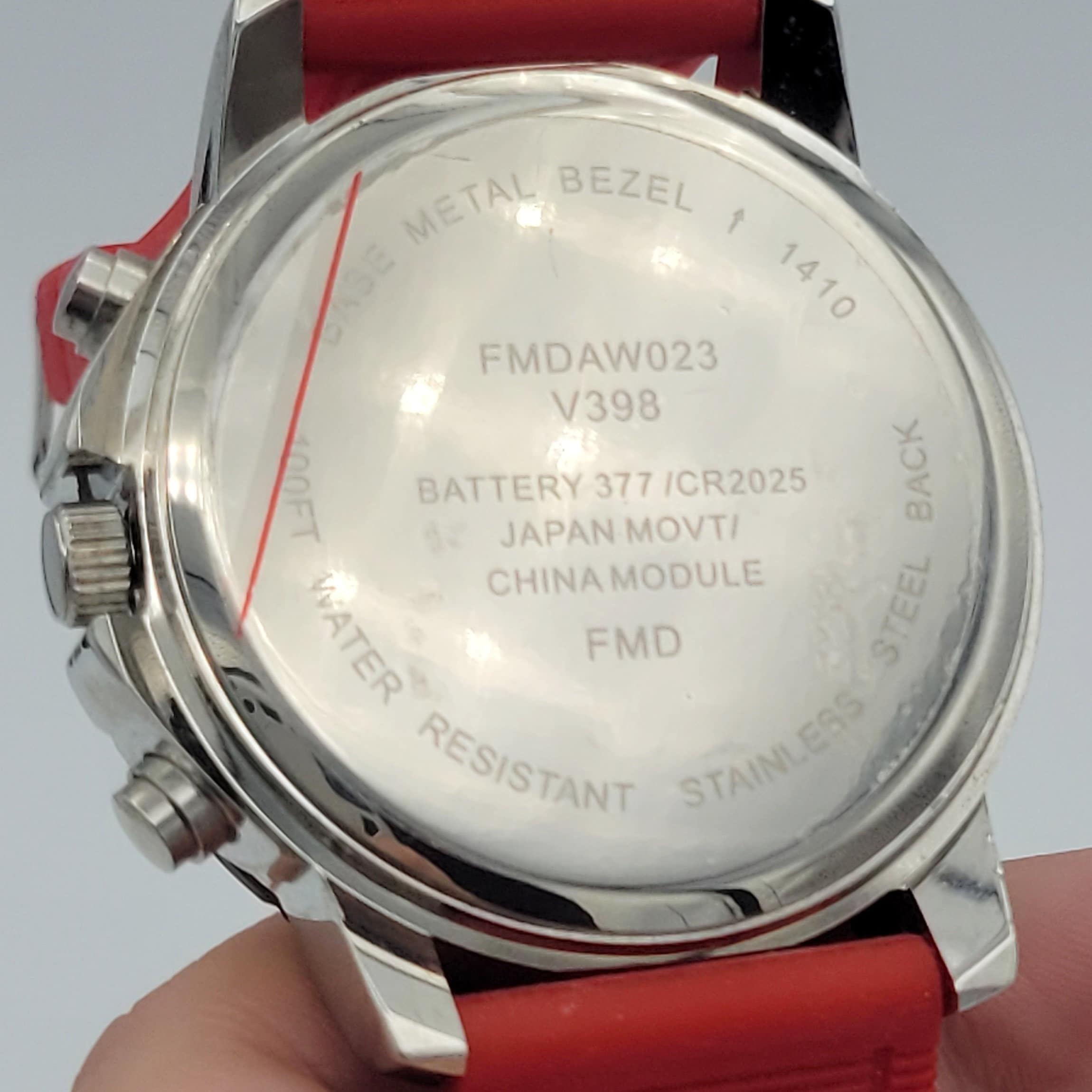 Japan movt fmd stainless steel back deals