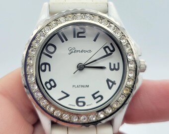 Geneva Women\'s Cream Watch with Silver Accents Geneva Women main image 4