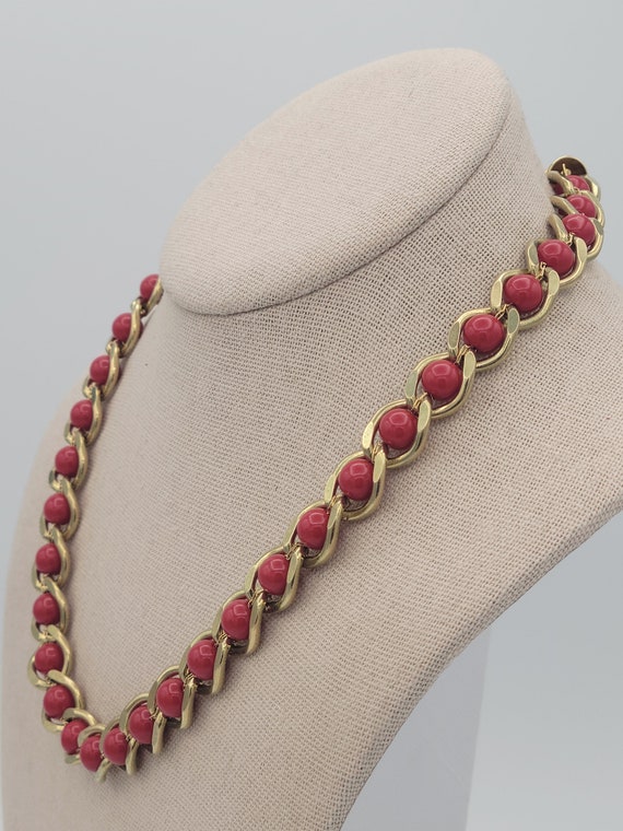 Vintage 1980s Napier Gold Tone Curb Chain Necklac… - image 3