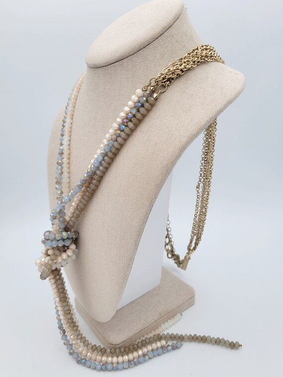 Vintage The Limited Multi-Strand Gold Tone Chain … - image 4