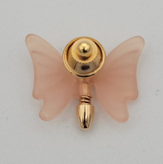 Vintage 1980s Avon Fluttering Butterfly Pin in Pi… - image 5