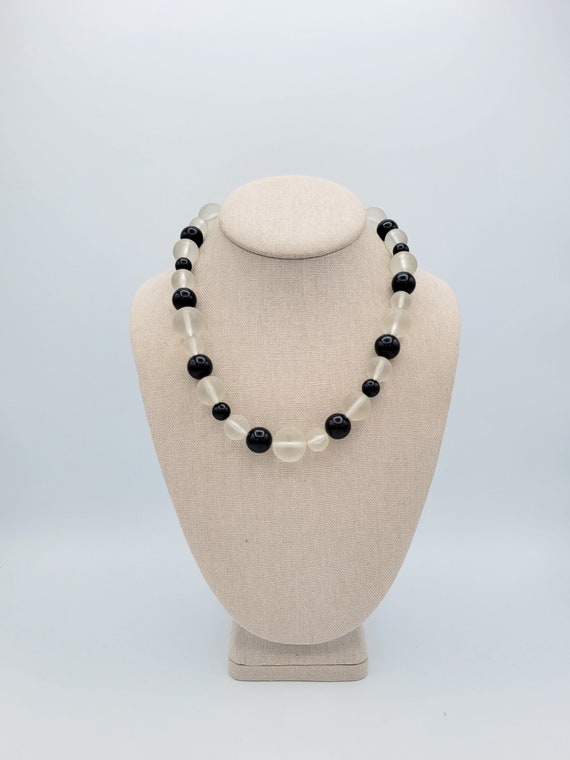 Large pearl necklace costume jewellery deals