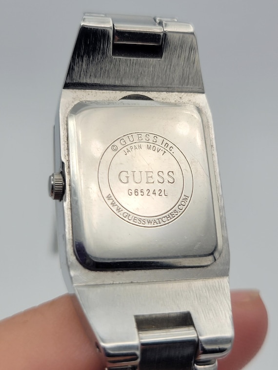 Amazon.com: GUESS Men's 44mm Watch - Silver Tone Bracelet